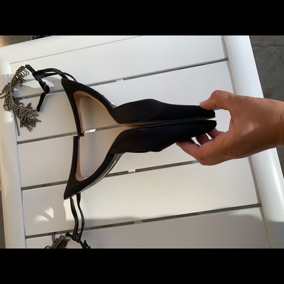 Sasha Too pumps sandals satin pointy toe size 6.5B - Picture 14 of 15